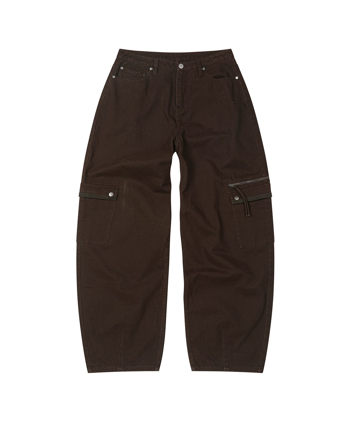 세컨모놀로그(SECONDMONO) Heart Graphic Balloon Pants [BROWN]_SEWPT018BROWN