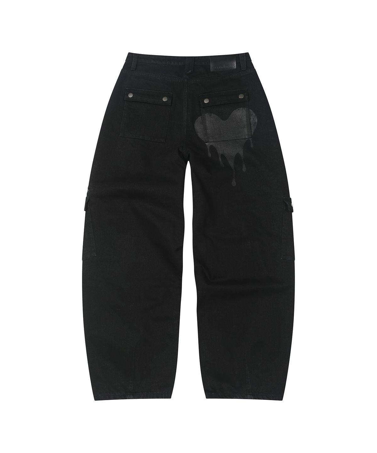 세컨모놀로그(SECONDMONO) Heart Graphic Balloon Pants [BLACK]_SEWPT018BLACK
