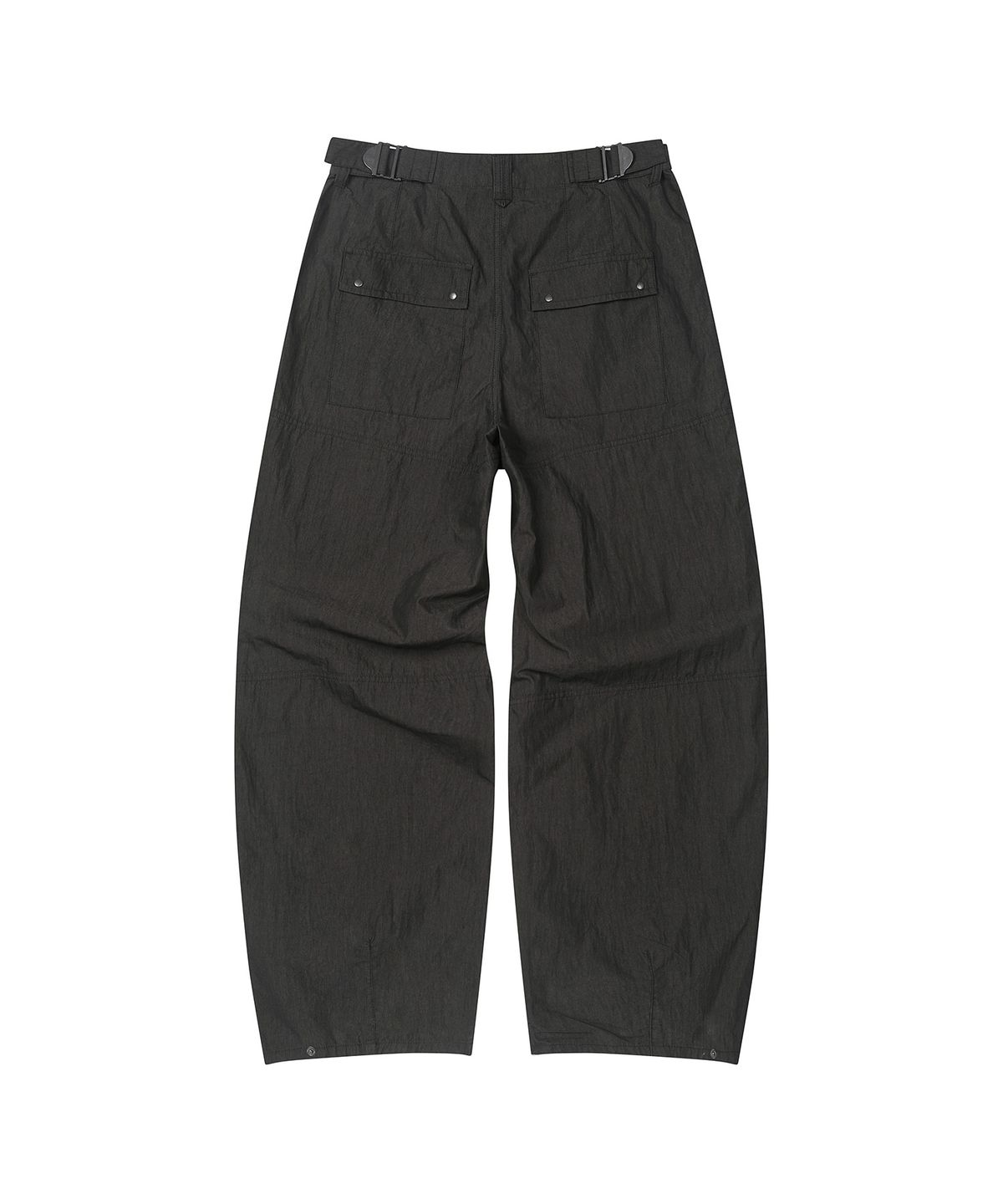 세컨모놀로그(SECONDMONO) Pigment Double Knee Wide Pants [CHARCOAL]_SEPT087CHARCOAL