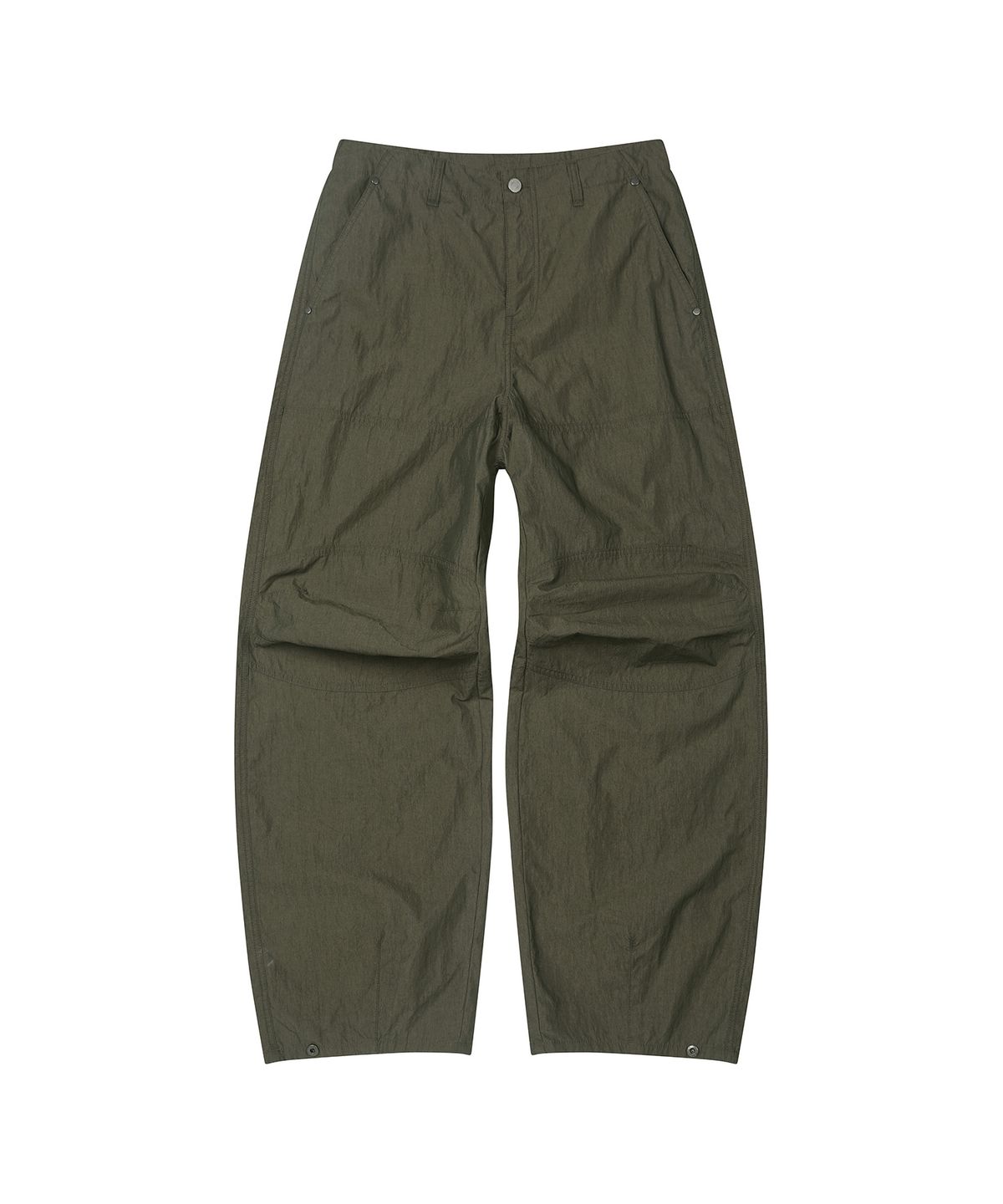세컨모놀로그(SECONDMONO) Pigment Double Knee Wide Pants [KHAKI]_SEPT087KHAKI