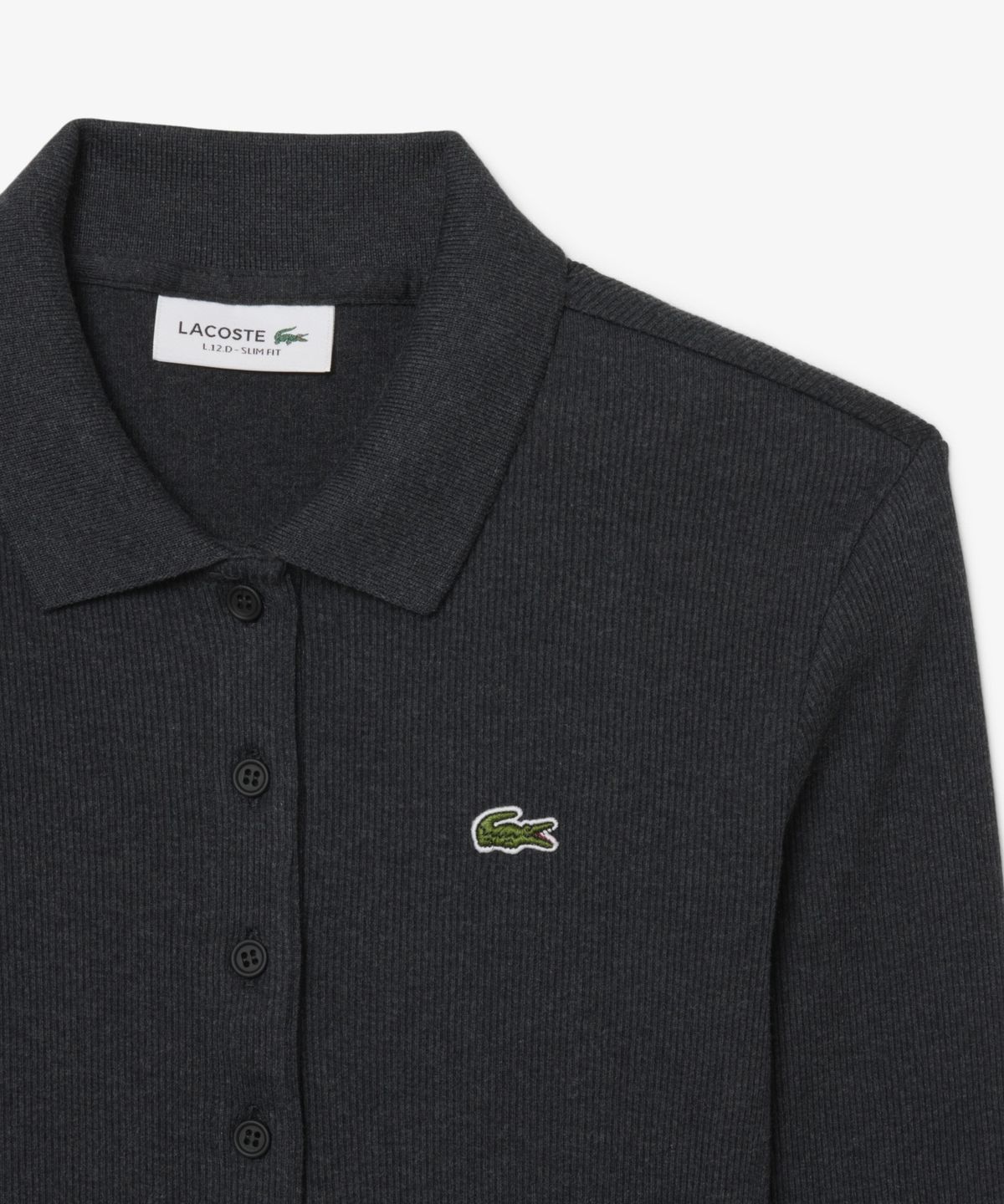 라코스테(LACOSTE) 여성 립조직 긴팔 폴로셔츠 DF5281-56N EL6