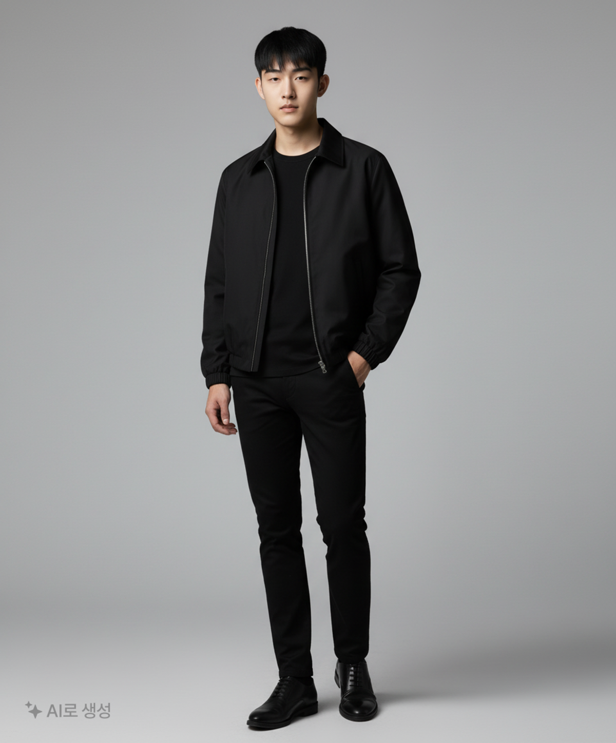 가먼트레이블(GARMENT LABLE) Minimal Drizzler Jacket - Black M