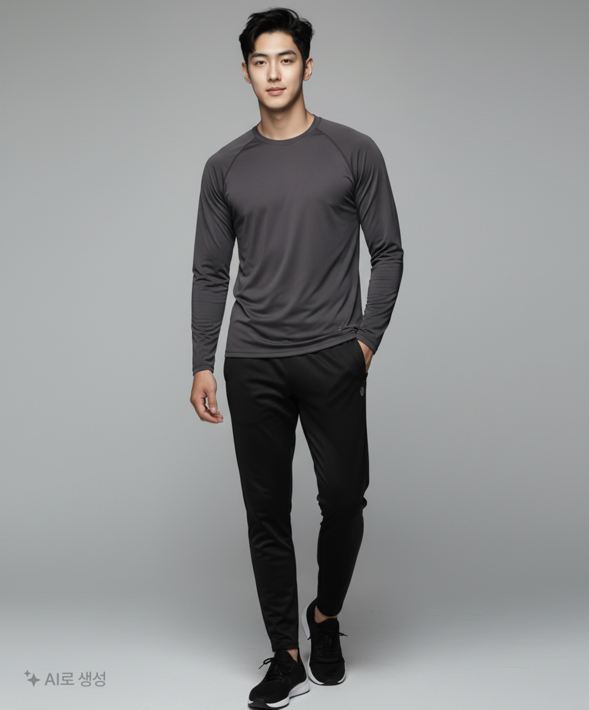 무신사 스탠다드 스포츠(MUSINSA STANDARD SPORTS) ( 리오더 ) DRYACTION™ RUNNING MESH LONG SLEEVE XXL