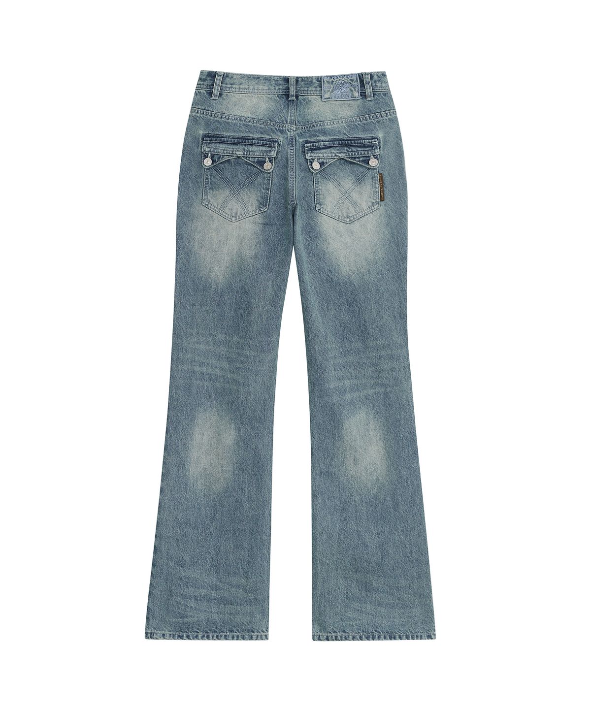 데프가먼츠(DEFGARMENTS) SEMI FLARE DENIM PANTS [LIGHT BLUE]