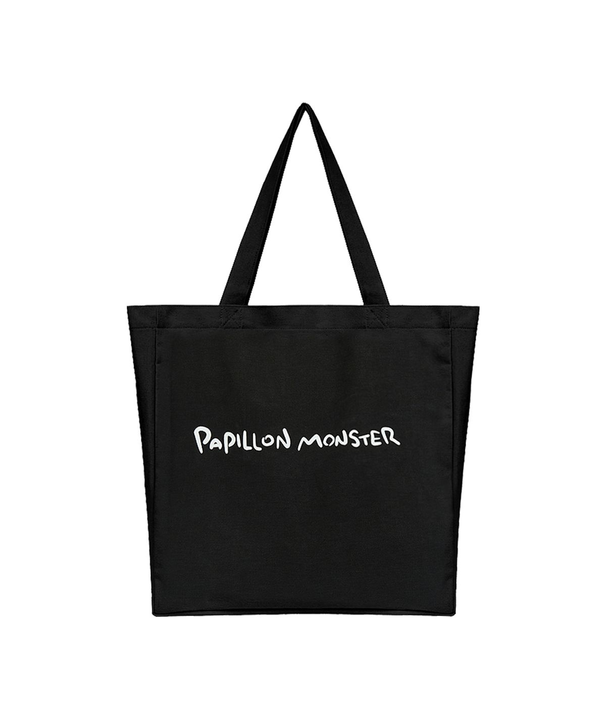 빠삐용 몬스터(PAPILLON MONSTER) PAPI Logo Basic Eco Bag_Black