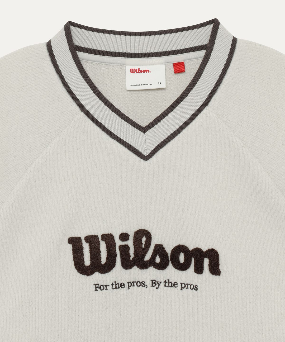 윌슨(WILSON) 베이스라인 브이넥 맨투맨 W (2color)