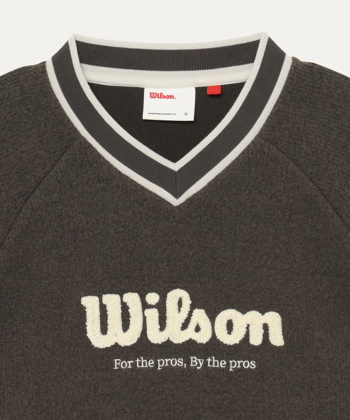 윌슨(WILSON) 베이스라인 브이넥 맨투맨 W (2color)