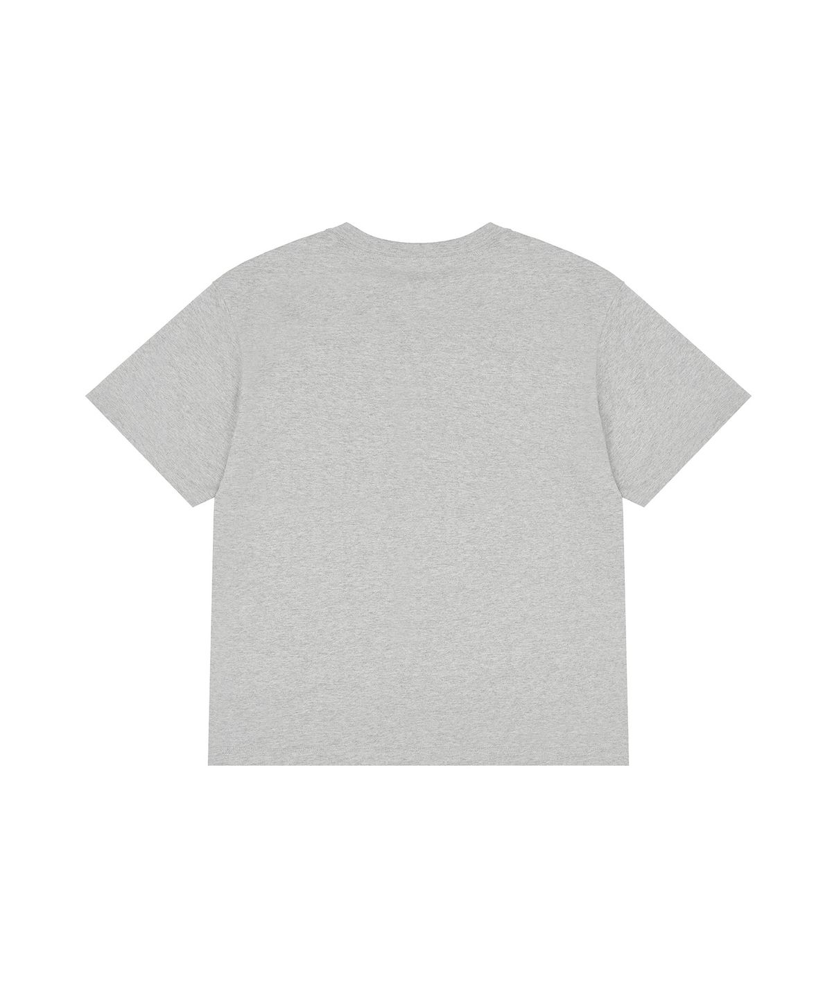빠삐용 몬스터(PAPILLON MONSTER) S/S PAPI Blur Crop fit T-shirt_M/Grey