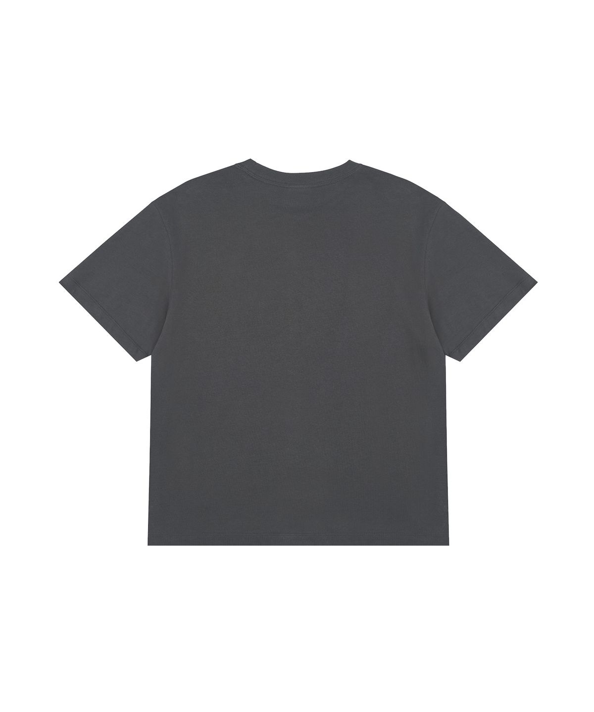 빠삐용 몬스터(PAPILLON MONSTER) S/S PAPI Blur Crop fit T-shirt_Charcoal