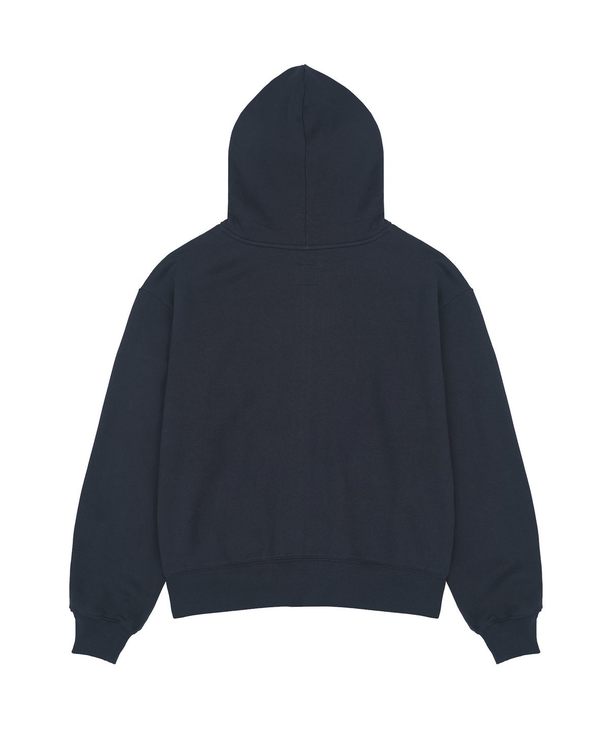 빠삐용 몬스터(PAPILLON MONSTER) L/S Applique Arch Logo Hoodie zip-up_D/Navy