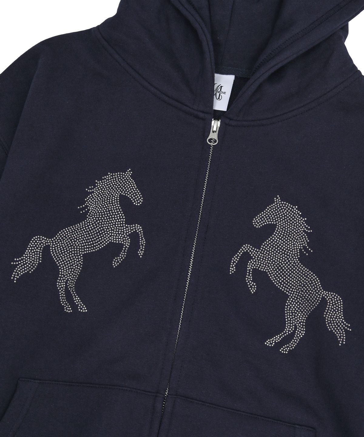 미드나잇 무브(MIDNIGHT MOVE) horse hood zip up (navy)