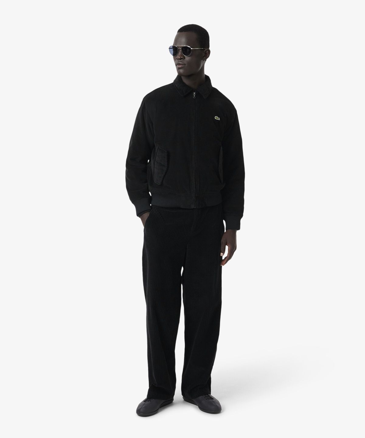 라코스테(LACOSTE) 남성 코듀로이 카라 패딩 붐버 자켓 BH2994-56N 031