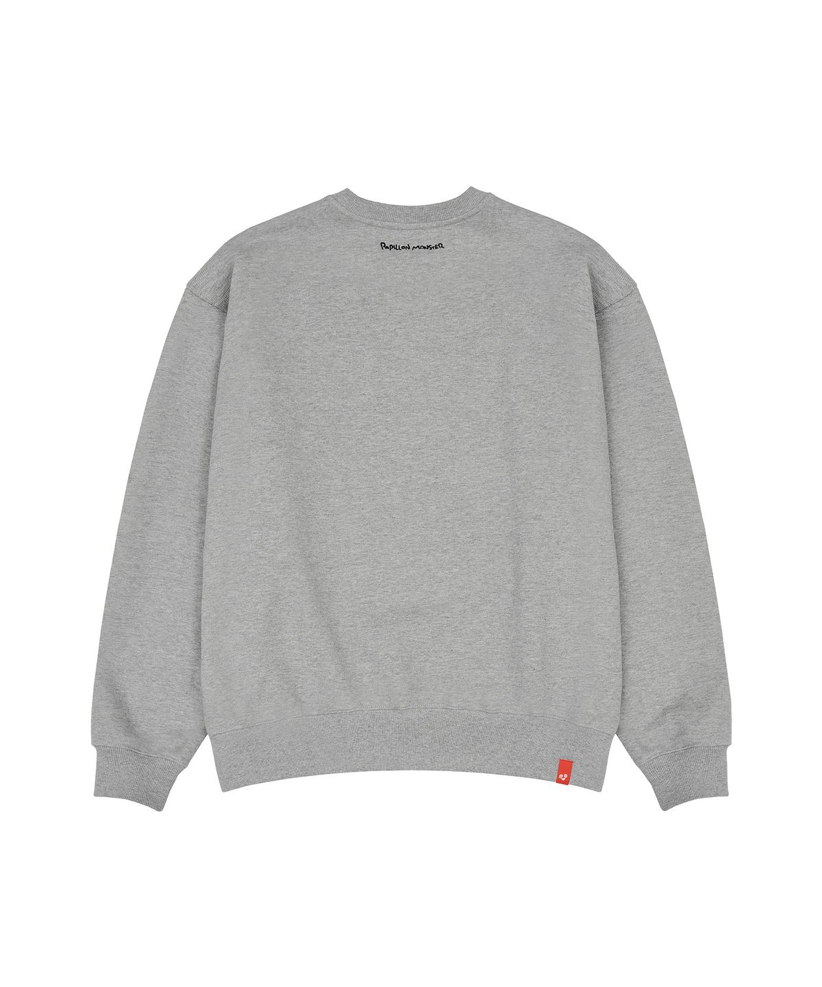 빠삐용 몬스터(PAPILLON MONSTER) L/S PAPI Emb Regular Sweatshirt_M/Grey