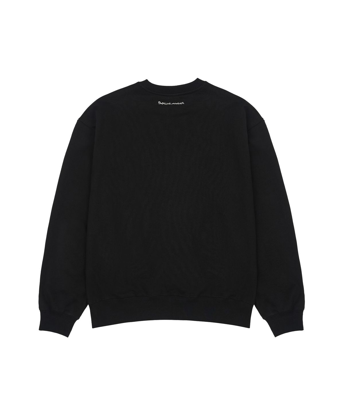 빠삐용 몬스터(PAPILLON MONSTER) L/S Big PAPI Print Sweatshirt_Black