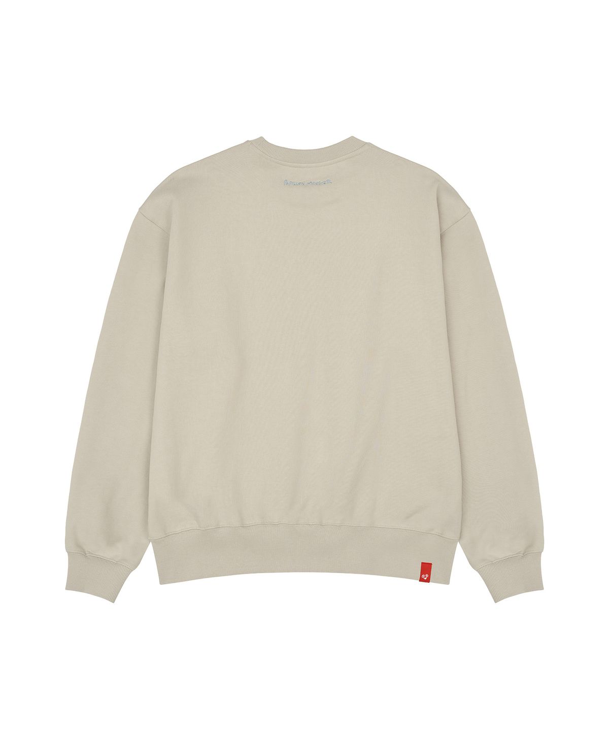 빠삐용 몬스터(PAPILLON MONSTER) L/S PAPI Emb Regular Sweatshirt_Beige