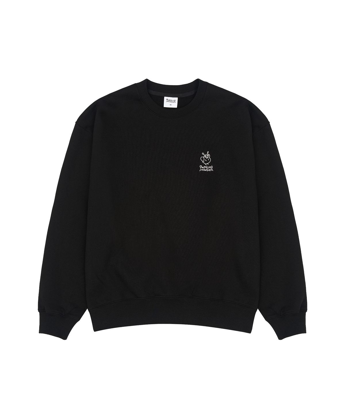 빠삐용 몬스터(PAPILLON MONSTER) L/S PM Graphic Sweatshirt_Black
