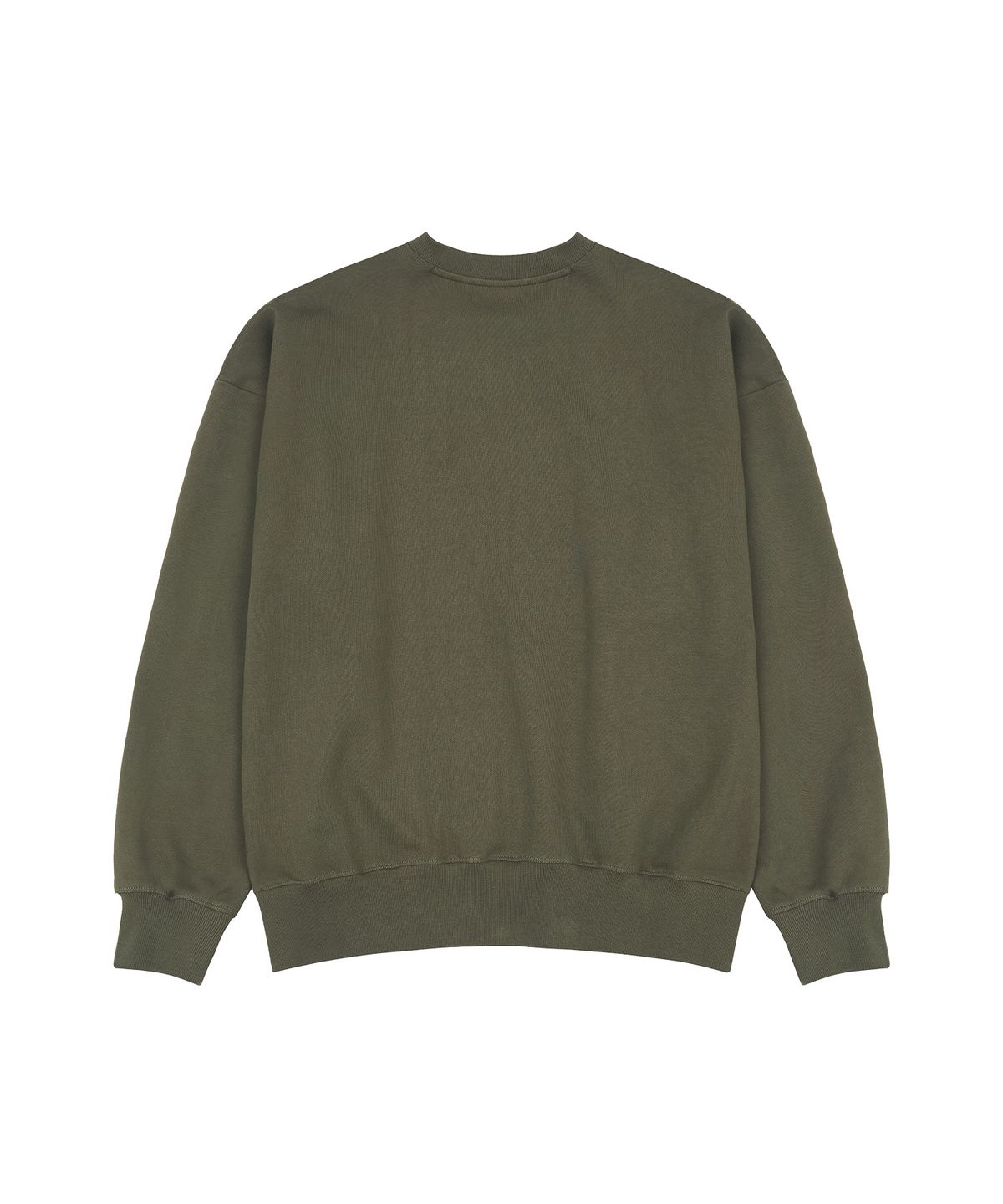 빠삐용 몬스터(PAPILLON MONSTER) L/S PAPI Blur Cutoff Sweatshirt_Khaki