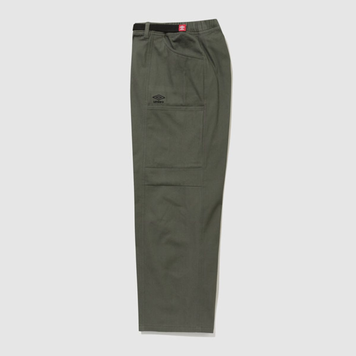 엄브로(UMBRO) 조디악 기모 루즈 테이퍼드 팬츠 카키 UR411CPTO2