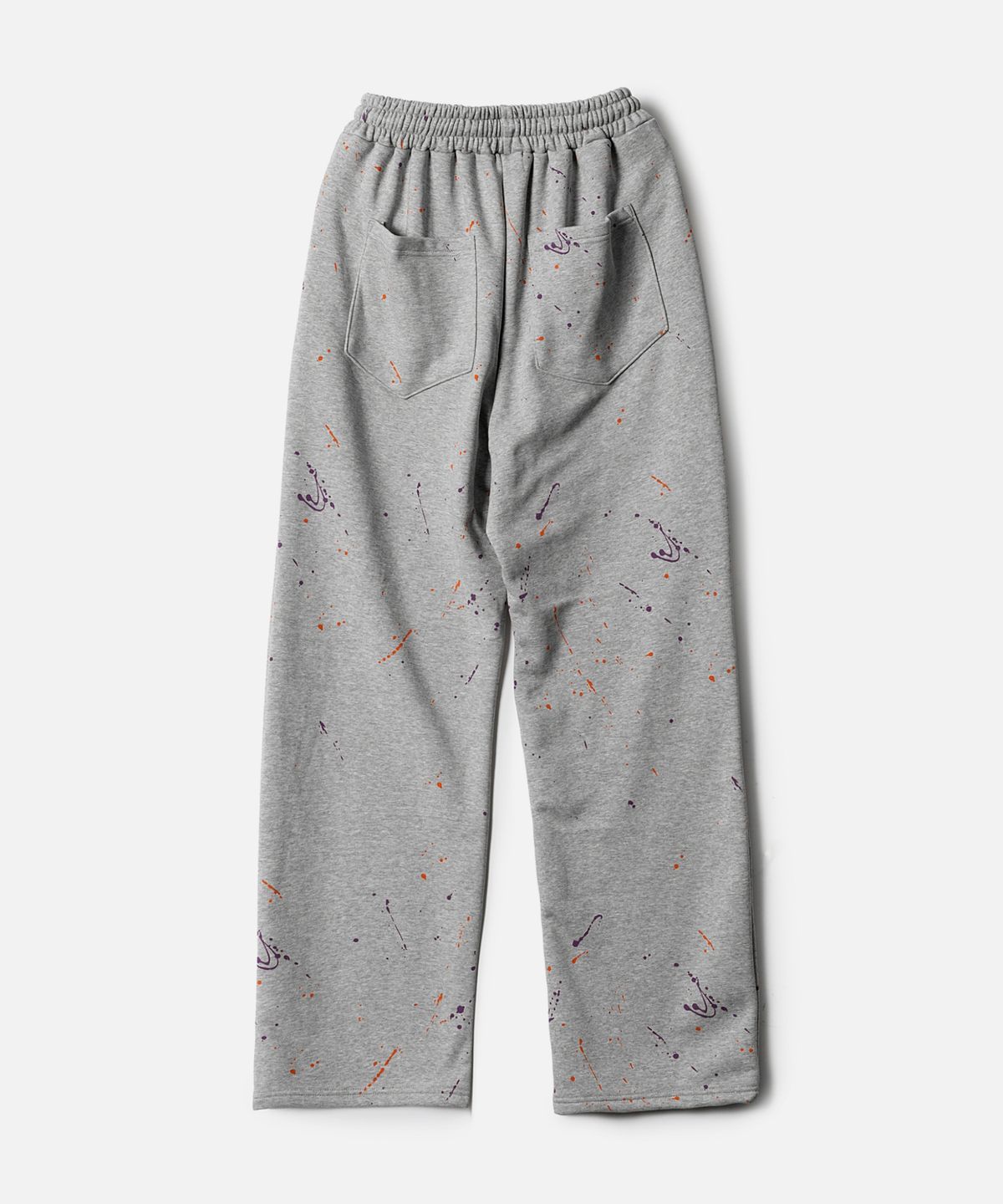 바스틱(VASTIC) 페인트 와이드 스웻팬츠_그레이