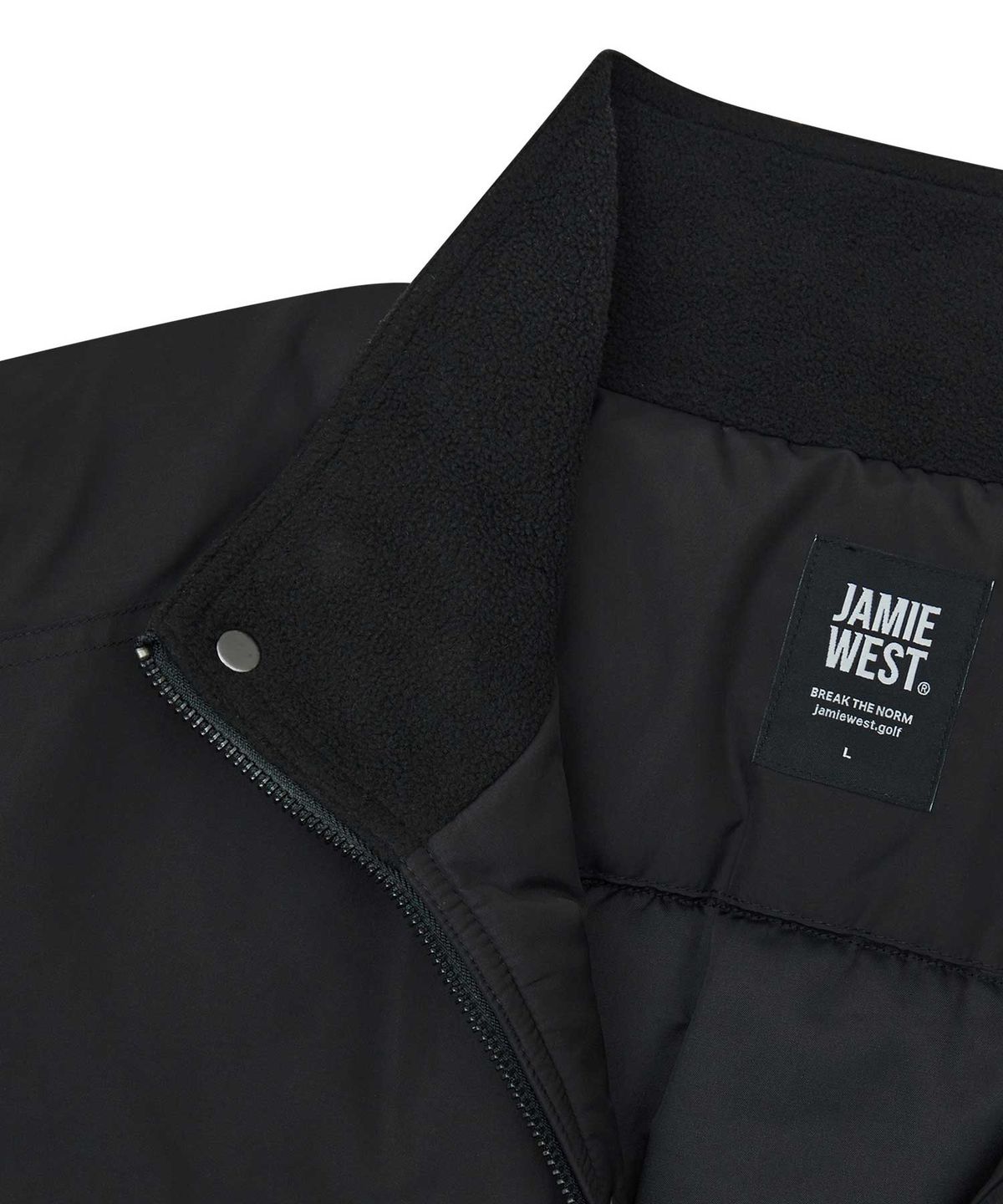 제이미웨스트(JAMIE WEST) 프리마로프트 디테쳐블 후드 헤비 점퍼 (블랙)