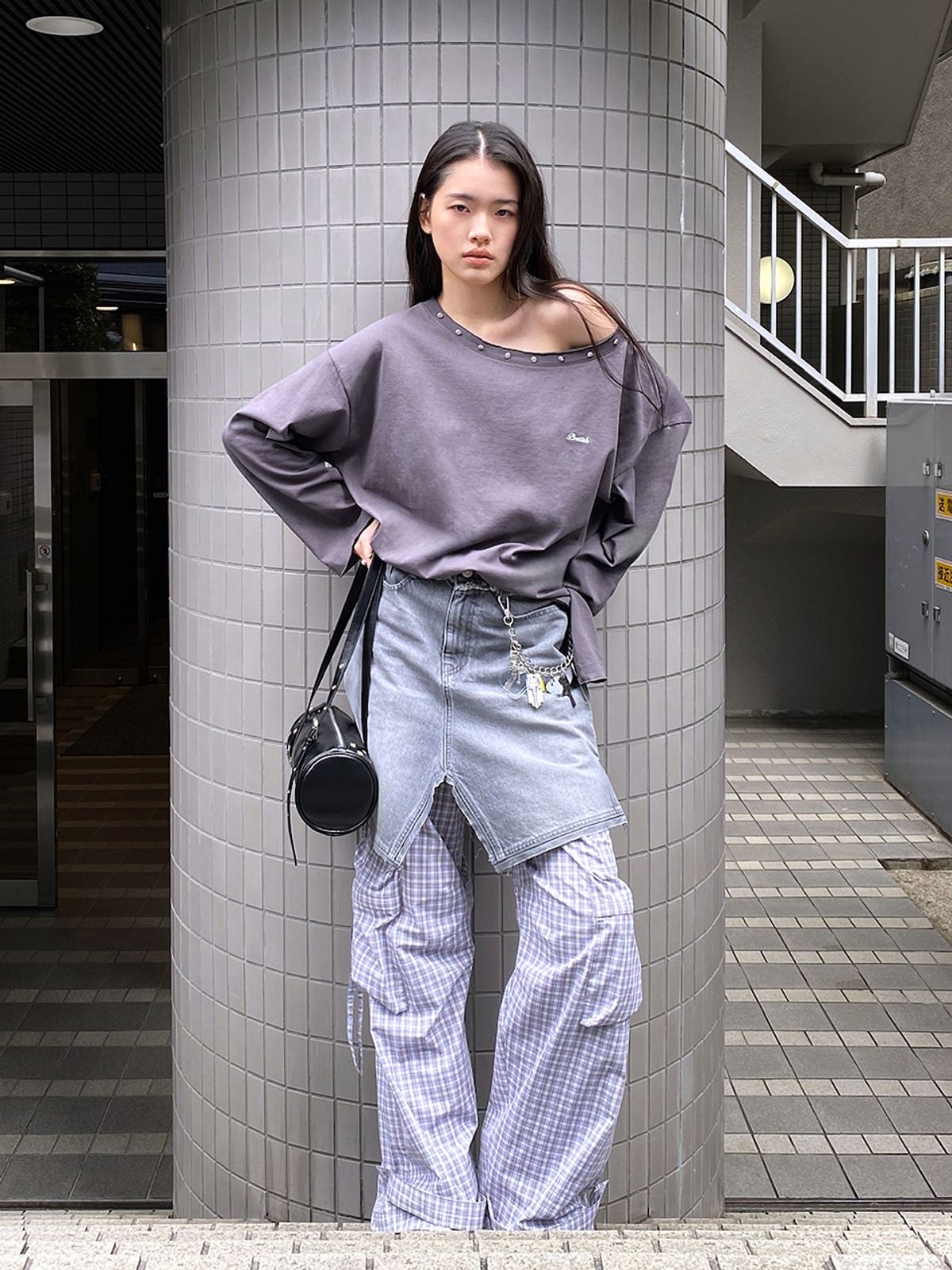 포에티시(POETISH) RIPSTOP MULTI POCKET CARGO PANT AW6SL208_2color