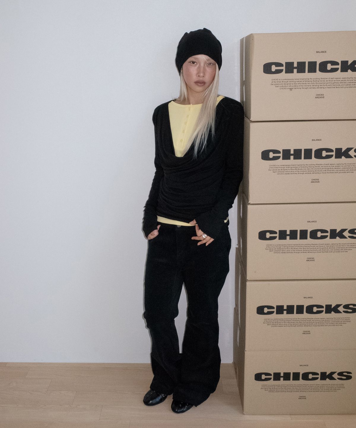 칙스(CHICKS) 소리X칙스 데일리비니 블랙