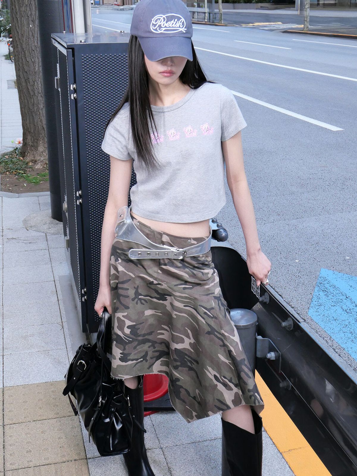 포에티시(POETISH) ANGMAGOM CROP T-SHIRT AW6SE204_12
