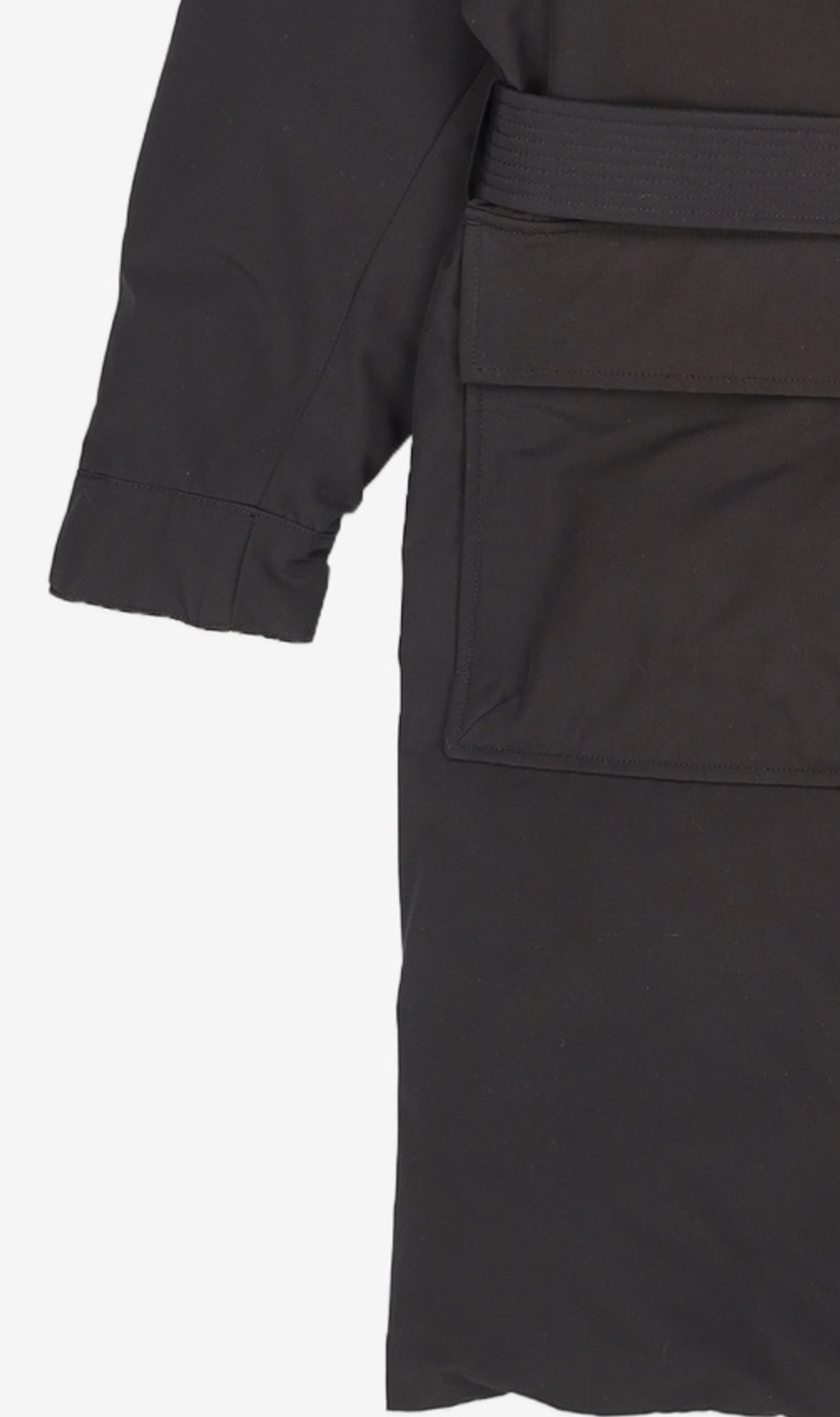 메종미네드(MAISON MINED) BLACK DOUBLE LONG GOOSE DOWN XS
