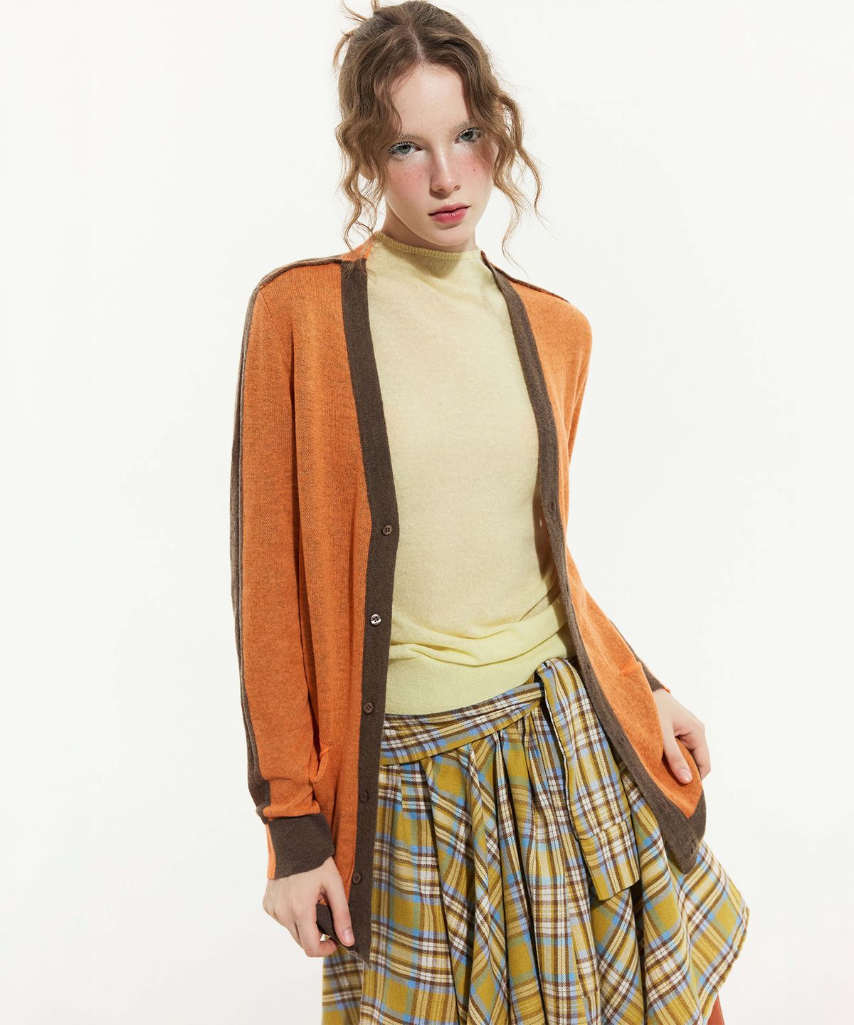 스노야(SNOYA) 26FW 알파카 블렌디드 가디건