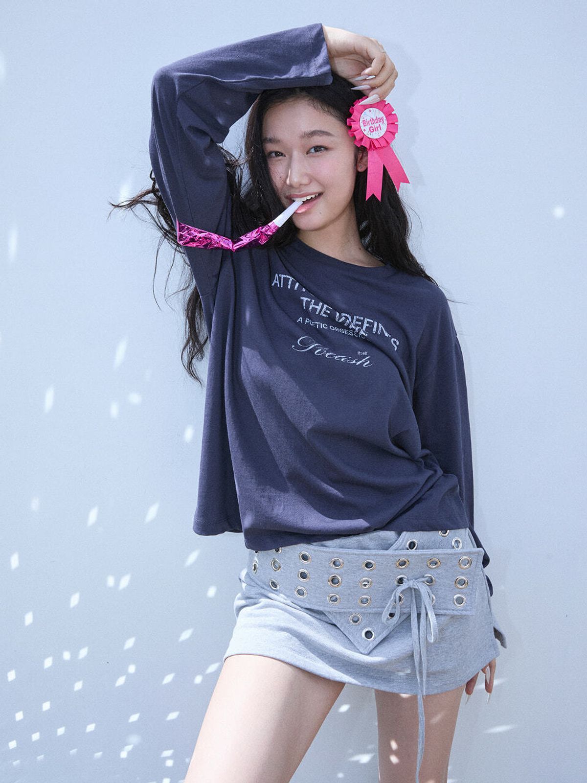 포에티시(POETISH) EYELET BELT SKIRT PANTS AW6AS910_12