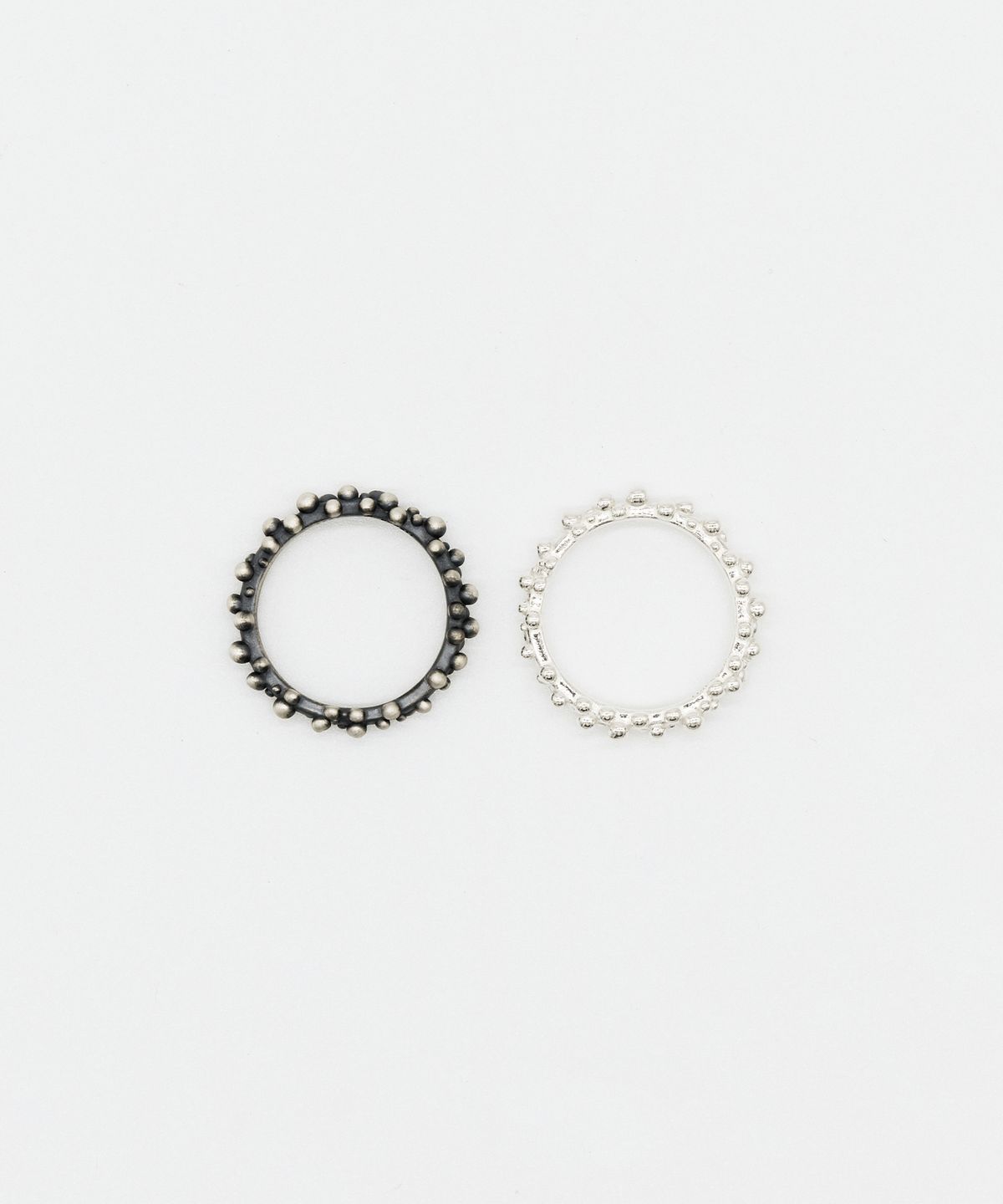하카블랙스(HAKKABLACKS) 버블 웨이브 실버 링 (Bubble Wave Silver Ring / SRing #20R)