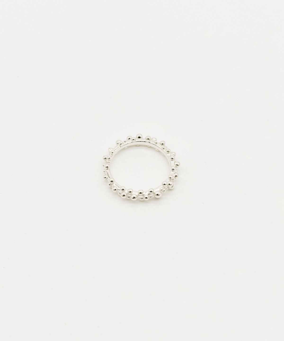 하카블랙스(HAKKABLACKS) 버블 웨이브 실버 링 (Bubble Wave Silver Ring / SRing #20R)
