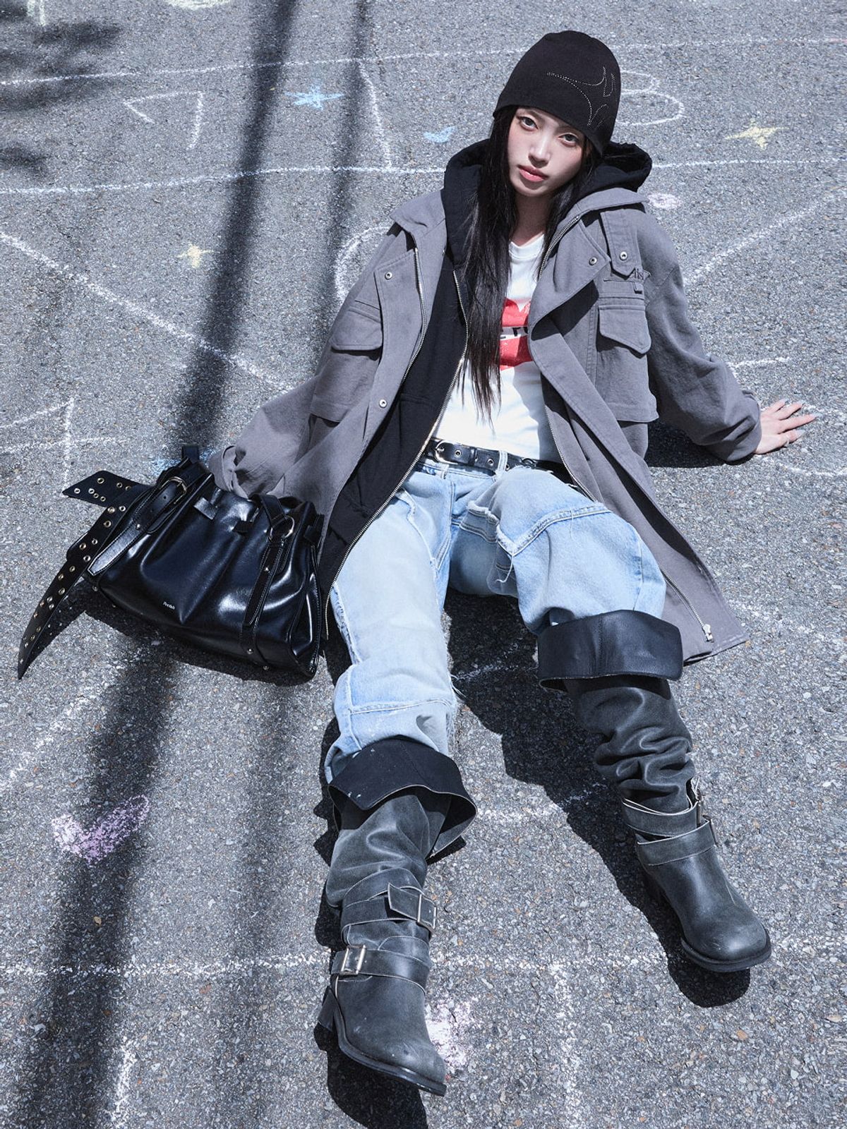 포에티시(POETISH) HIGH-NECK UTILITY FIELD JACKET AW6AM902_2color