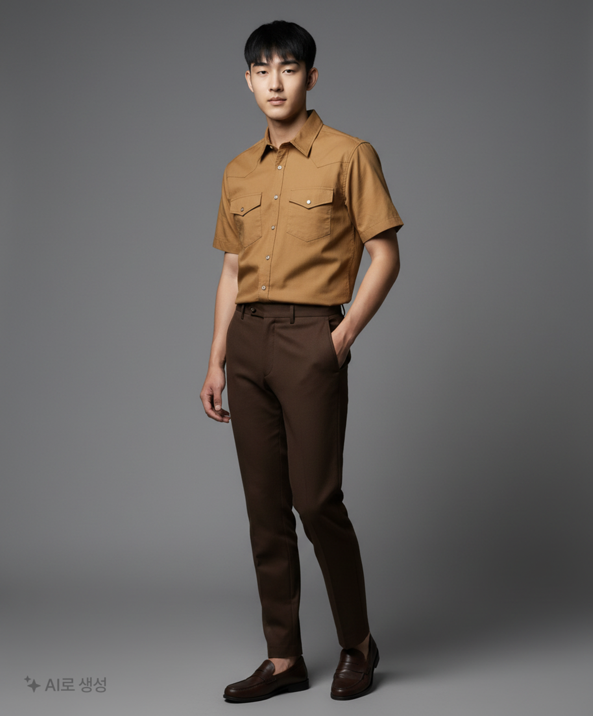 데꼬로소(DECOROSO) 캐주얼 셔츠 3XL
