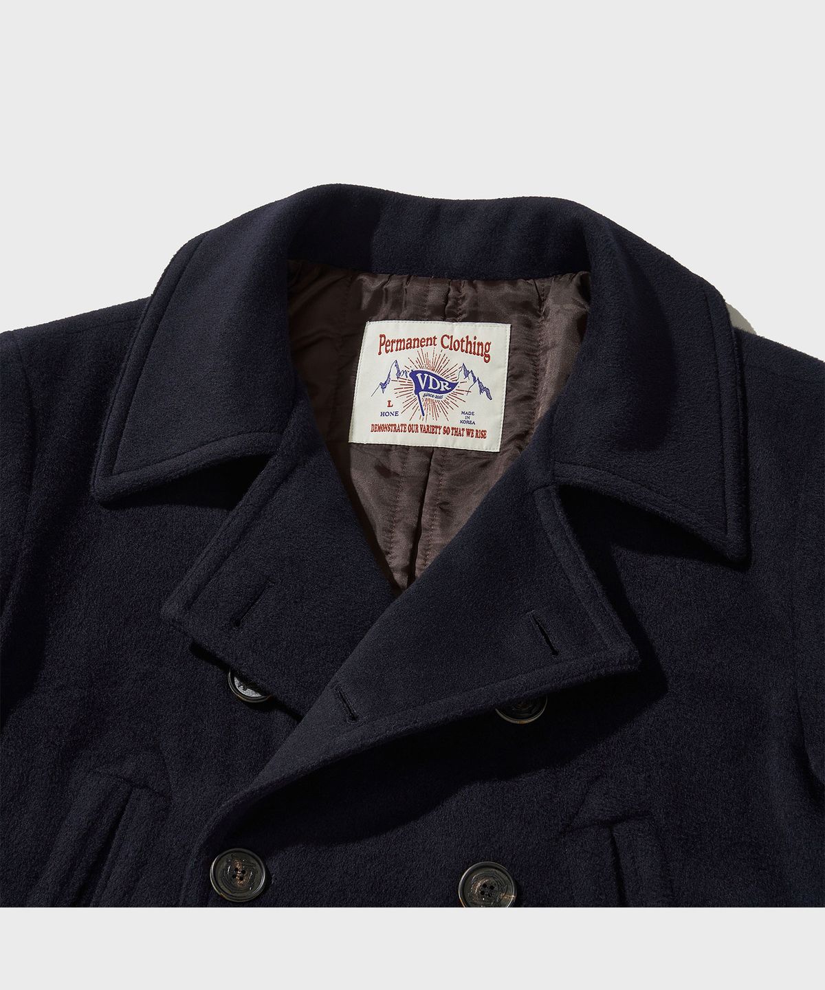 비디알(VDR) HARBOR PEA COAT [Deep indigo]