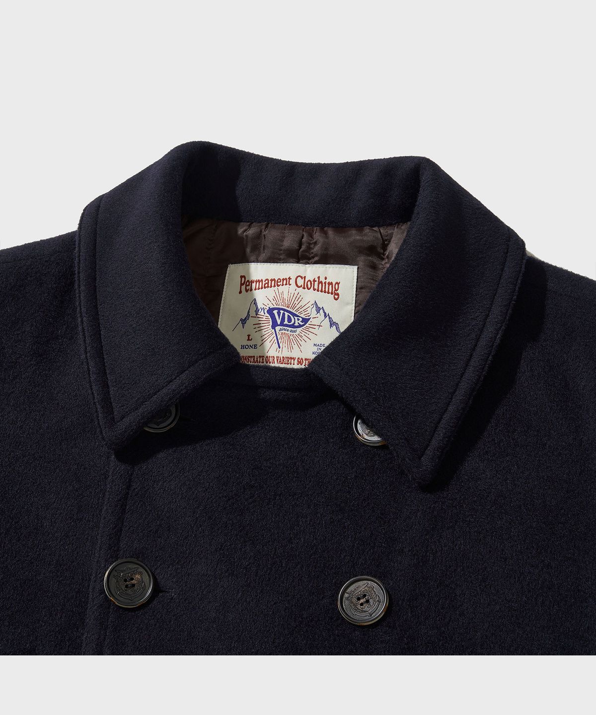 비디알(VDR) HARBOR PEA COAT [Deep indigo]