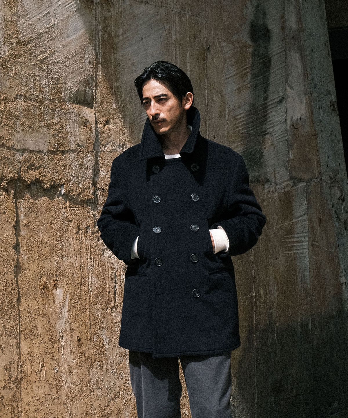 비디알(VDR) HARBOR PEA COAT [Deep indigo]