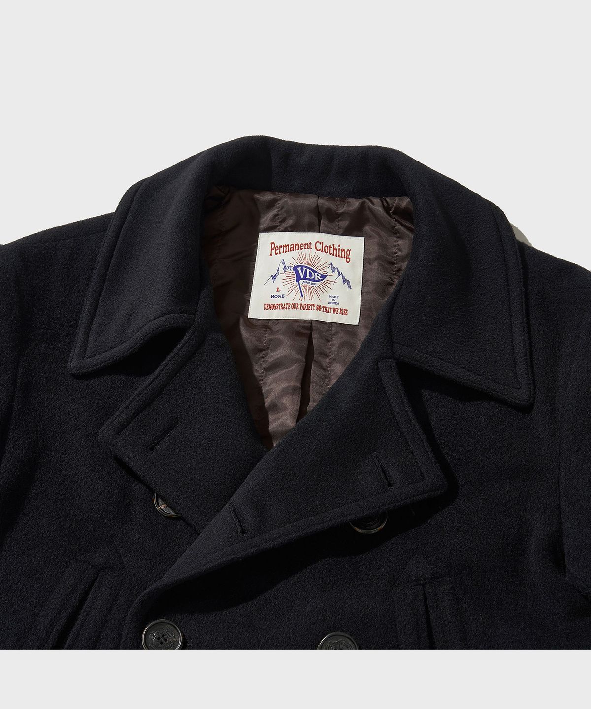 비디알(VDR) HARBOR PEA COAT [Black]