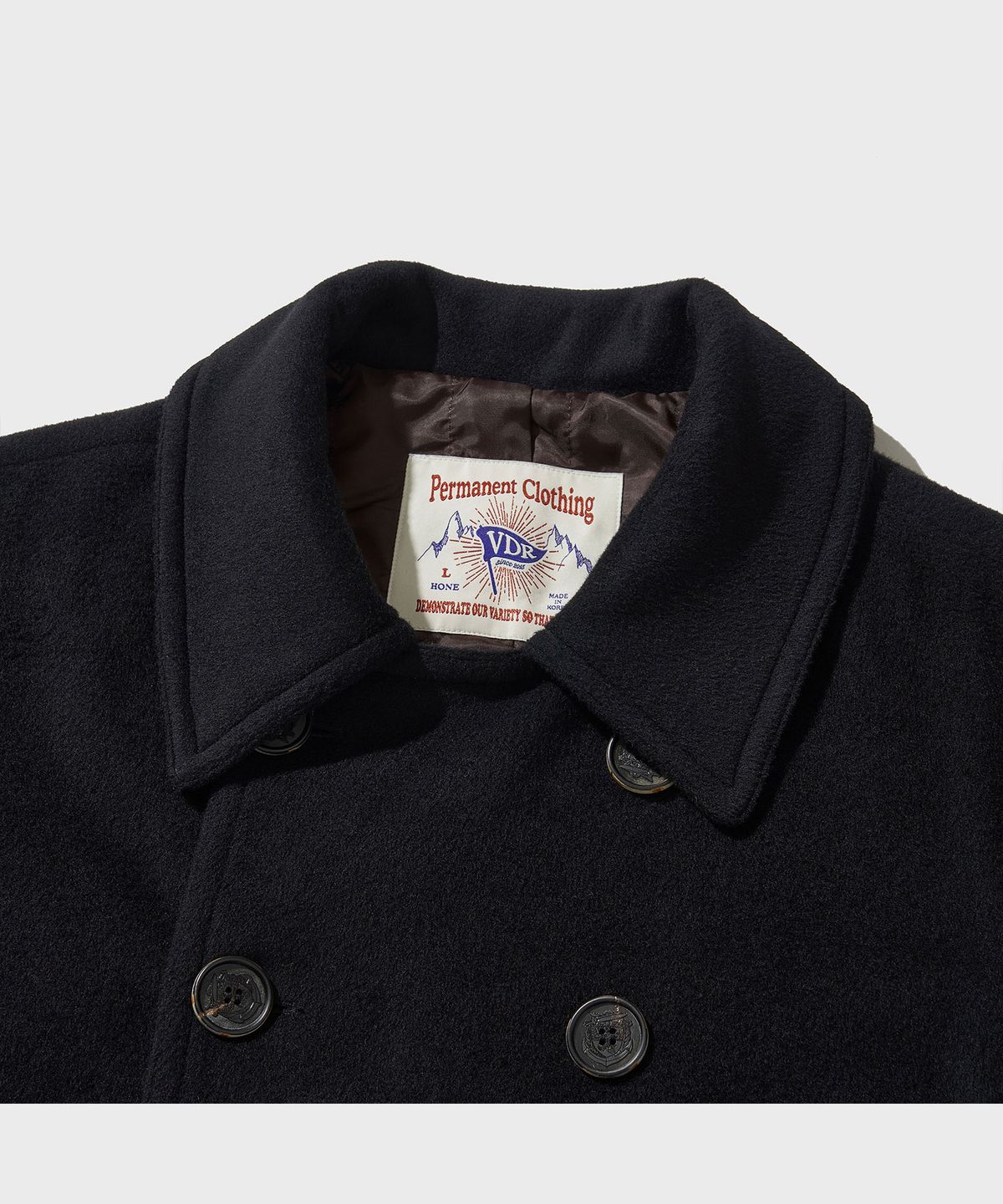 비디알(VDR) HARBOR PEA COAT [Black]