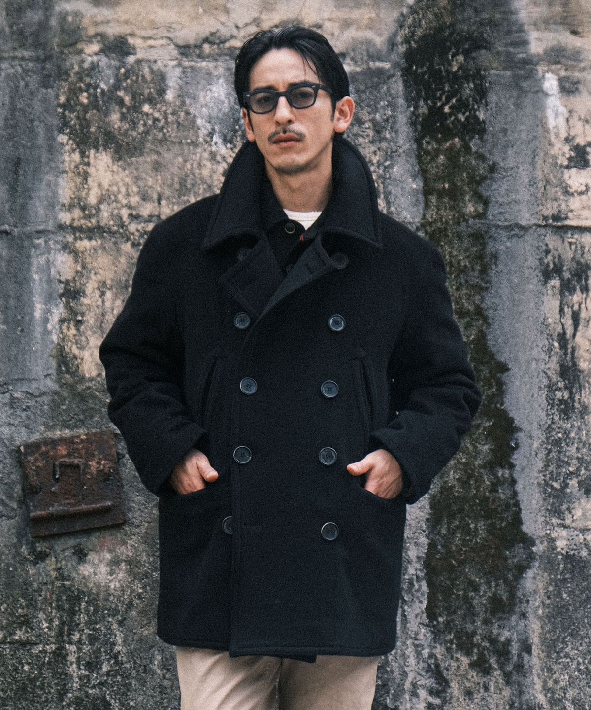 비디알(VDR) HARBOR PEA COAT [Black]