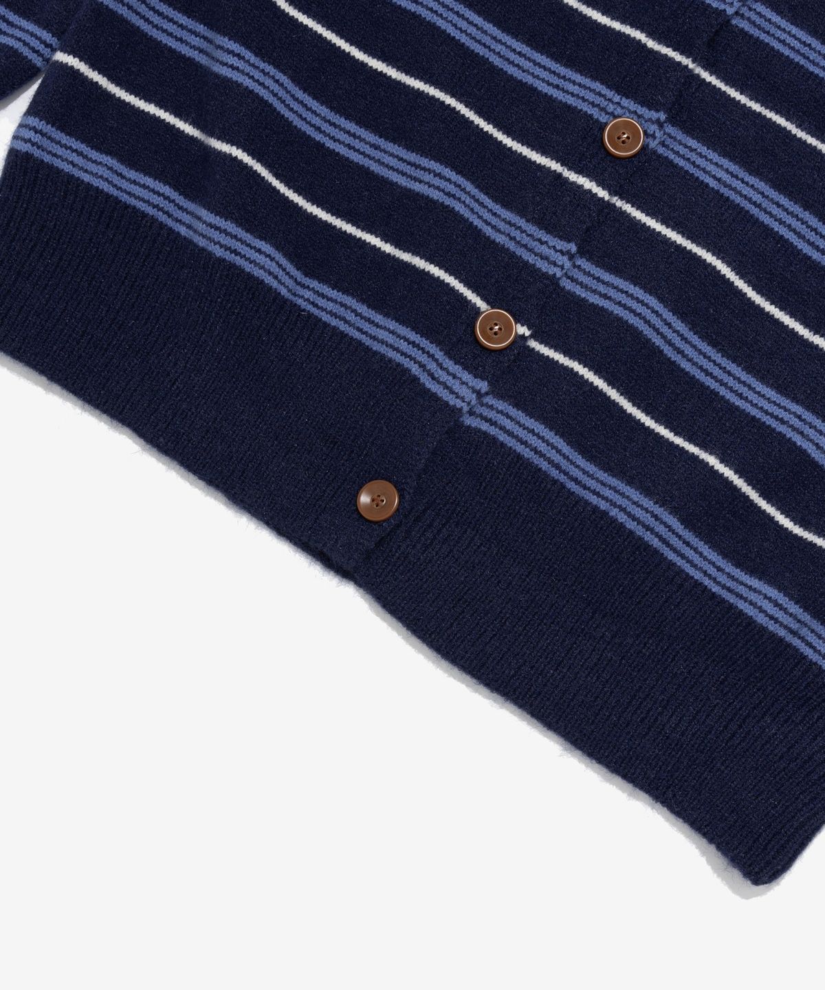 카고브로스 포 우먼(CARGOBROS FOR WOMAN) 클래식 래글런 스트라이프 가디건 (네이비)