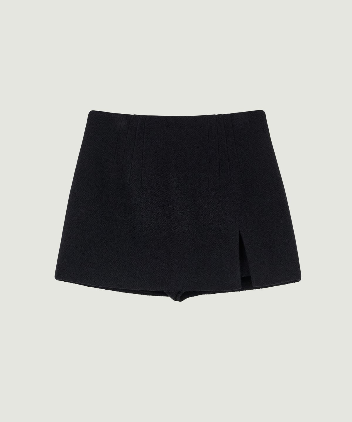 그로브(GROVE) COLLINS TWEED SKIRT (BLACK)