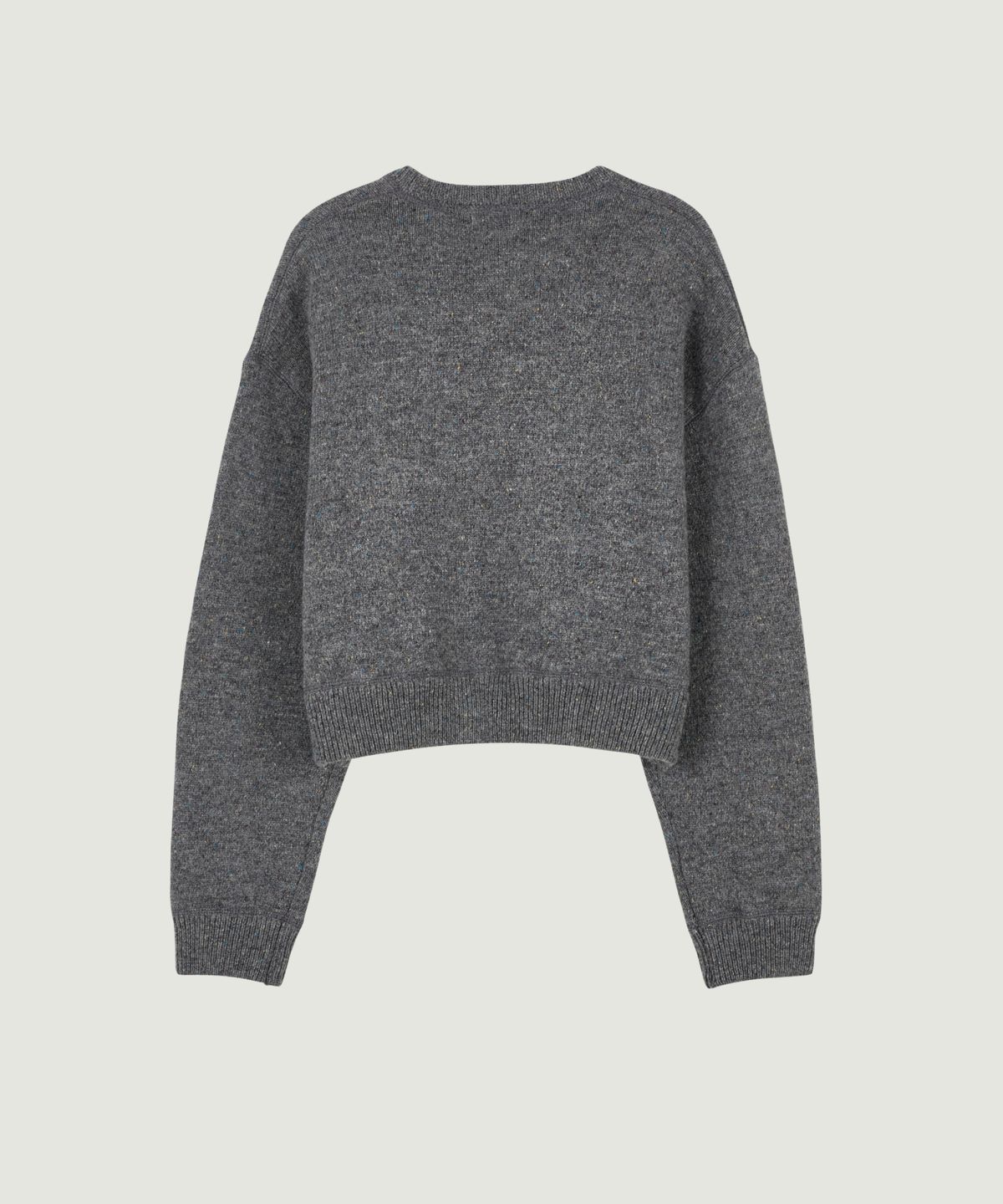 그로브(GROVE) GRVR COLLEGE KNIT (MELANGE GRAY)