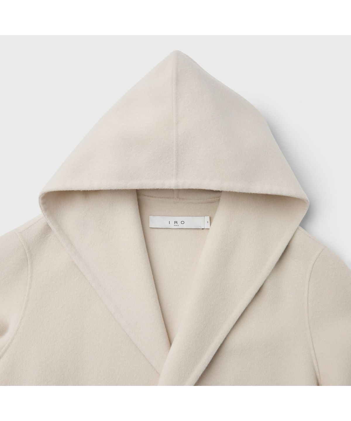 이로 우먼(IROWOMEN) Ruban 중기장 로브 후드 코트 ILCAW26702IVX