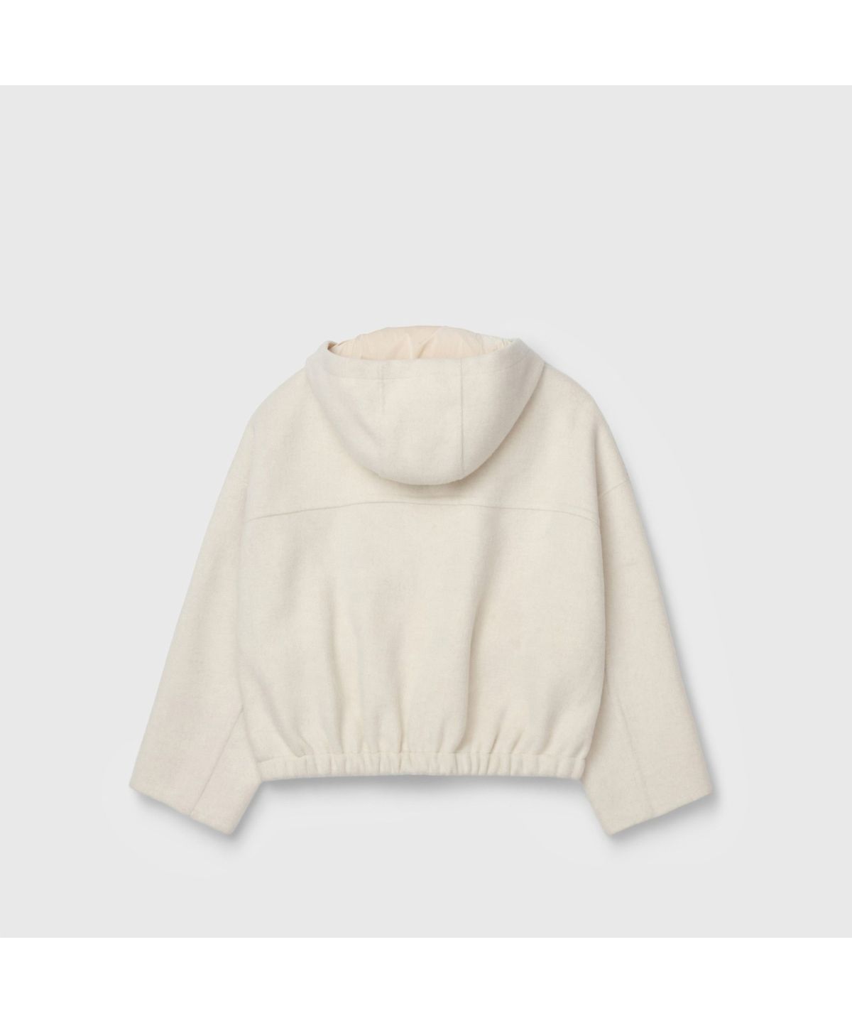 이로 우먼(IROWOMEN) Doudou 숏 방모 후드 코트 ILCAW26701IVX