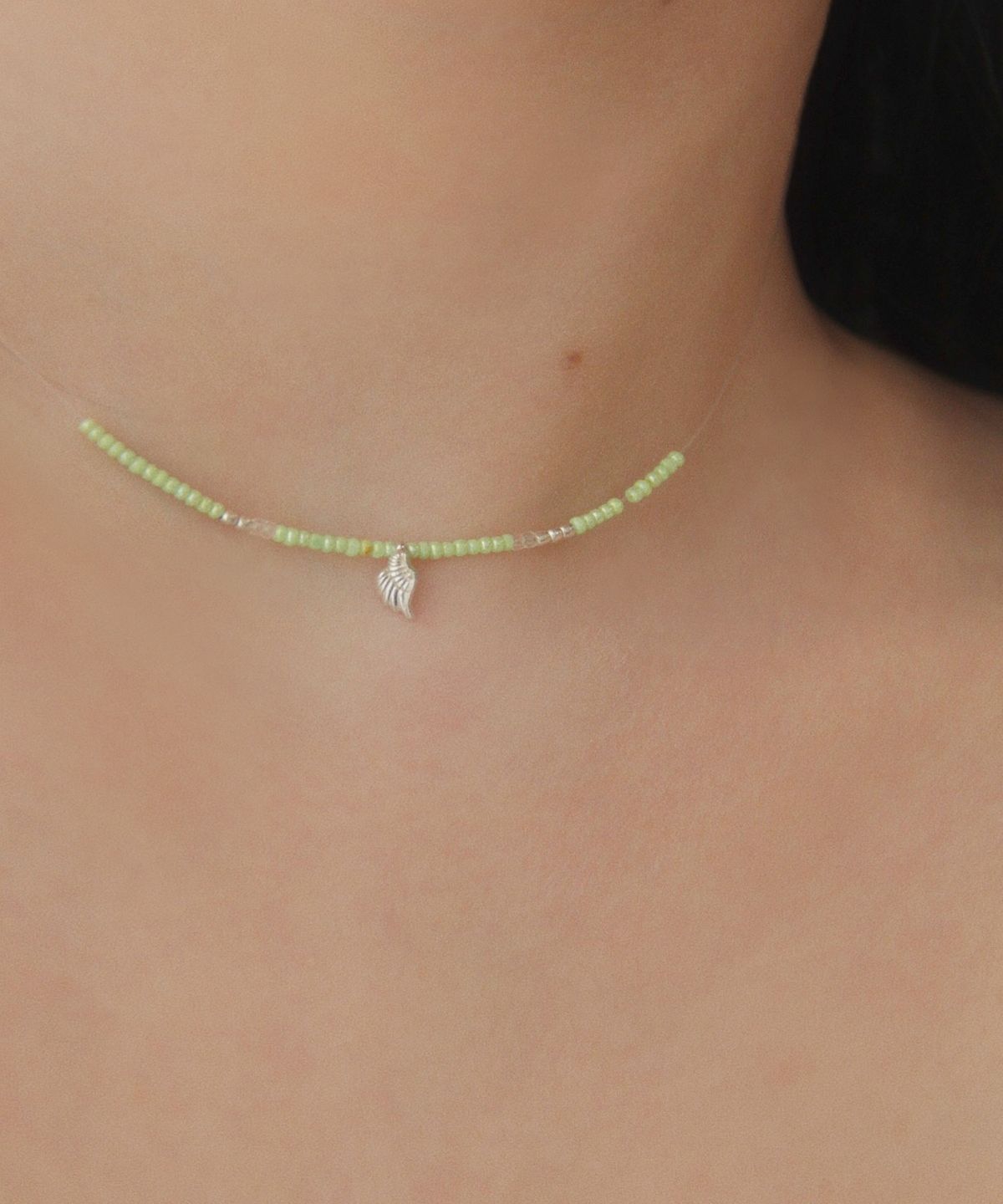최창남메이드(CCNMADE) Nude Glass Bead Necklace 누드 글래스비드 목걸이