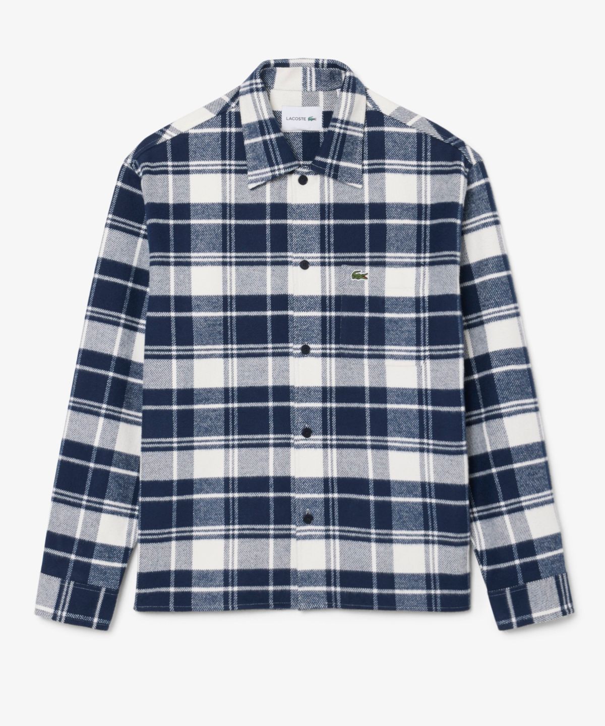 라코스테(LACOSTE) 남성 플란넬 체크 셔켓 CH3778-56N M5C