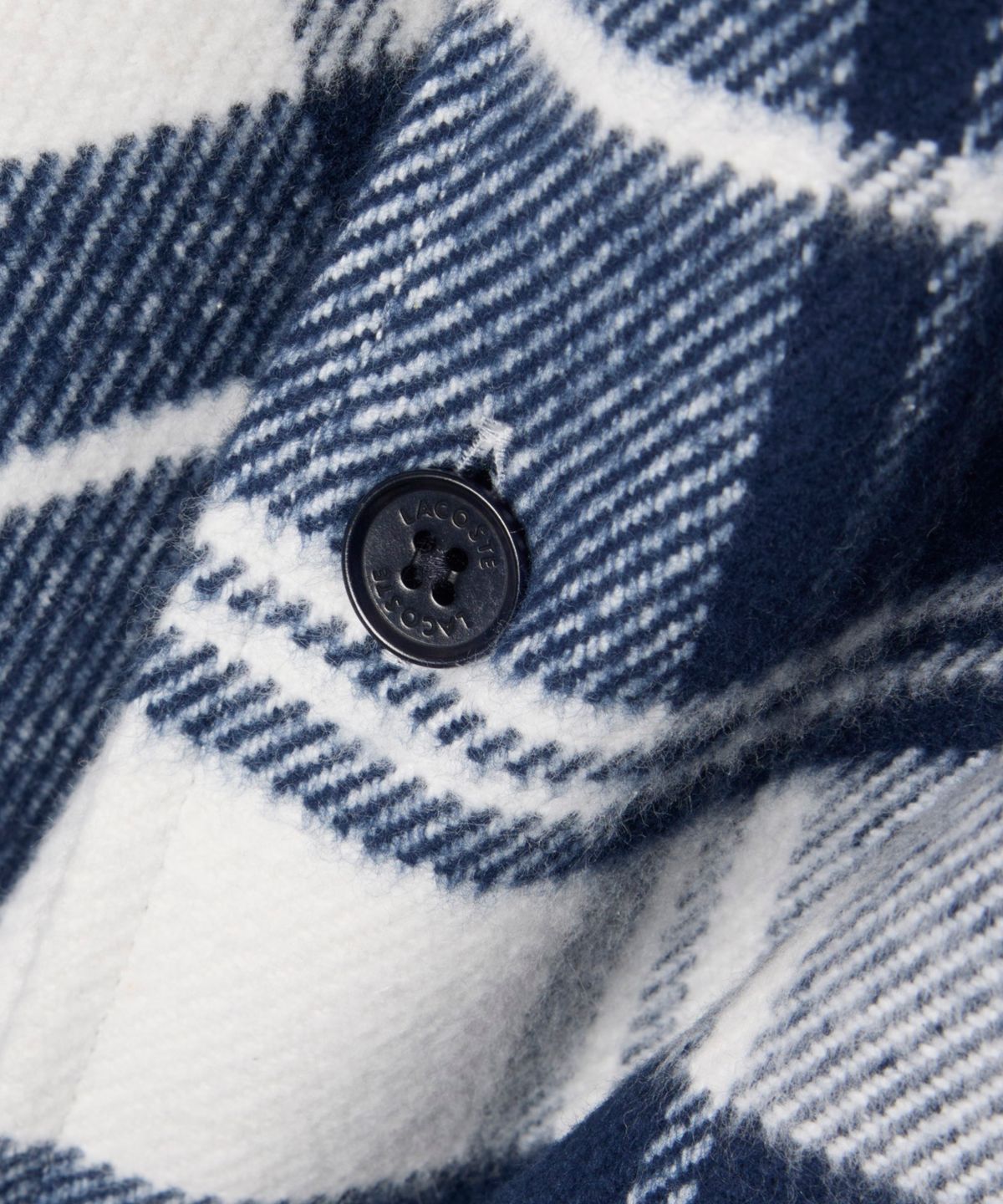 라코스테(LACOSTE) 남성 플란넬 체크 셔켓 CH3778-56N M5C