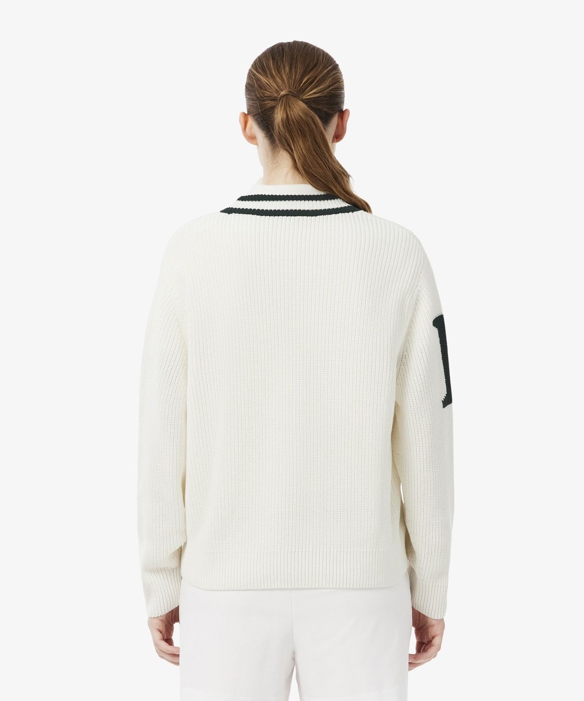 라코스테(LACOSTE) 여성 골프 조직감 버튼 가디건 AF6789-56N 0LP