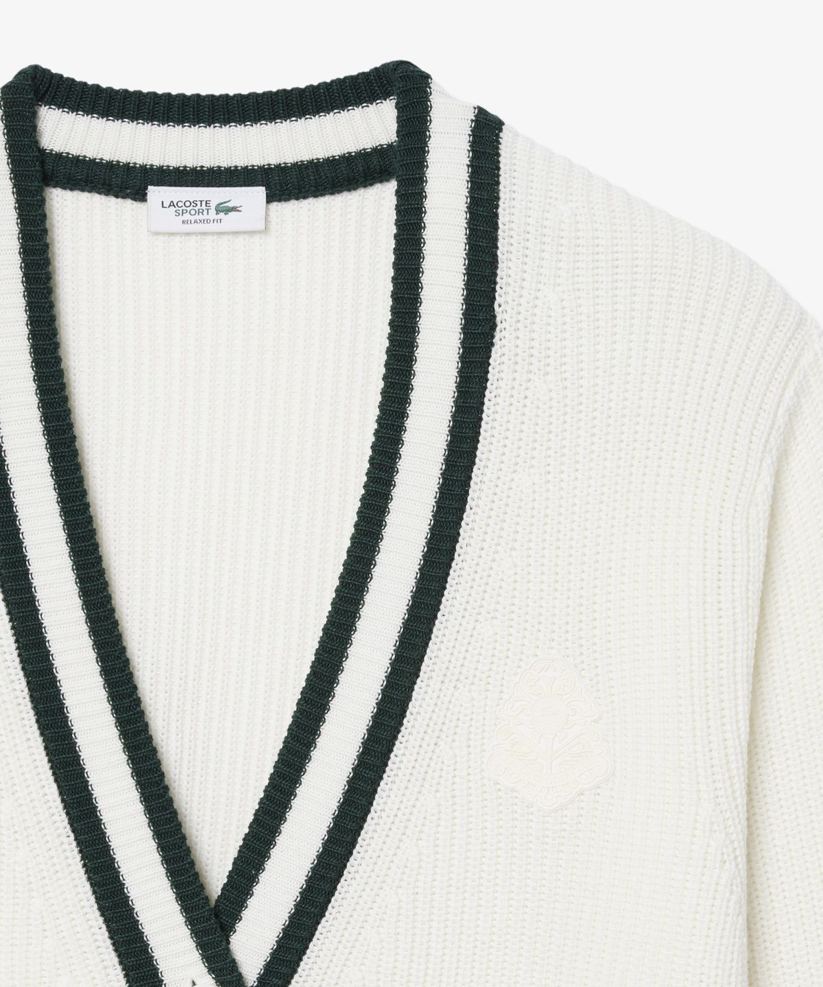 라코스테(LACOSTE) 여성 골프 조직감 버튼 가디건 AF6789-56N 0LP